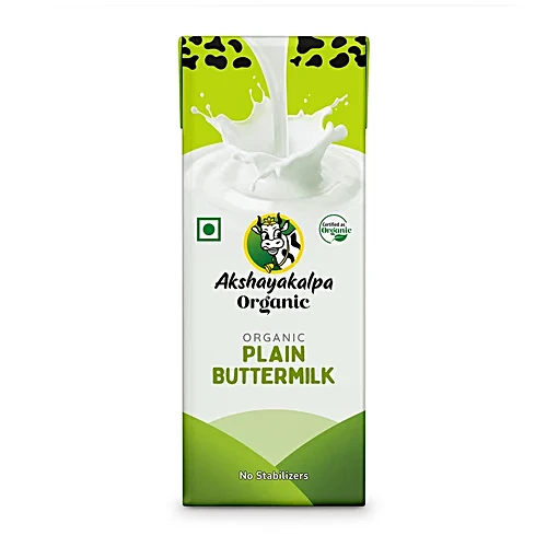 Akshayakalpa Organic Plain Butter Milk - 200 ml