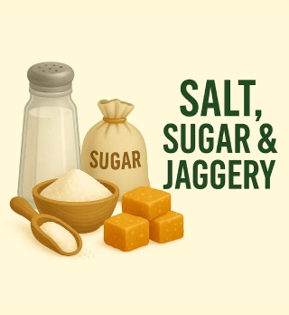 Salt, Sugar & Jaggery