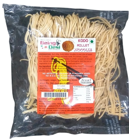 Being Desi Kodo Millet Noodles -200g